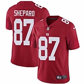 Nike New York Giants #87 Sterling Shepard Red Alternate NFL Vapor Untouchable Limited Jersey,baseball caps,new era cap wholesale,wholesale hats